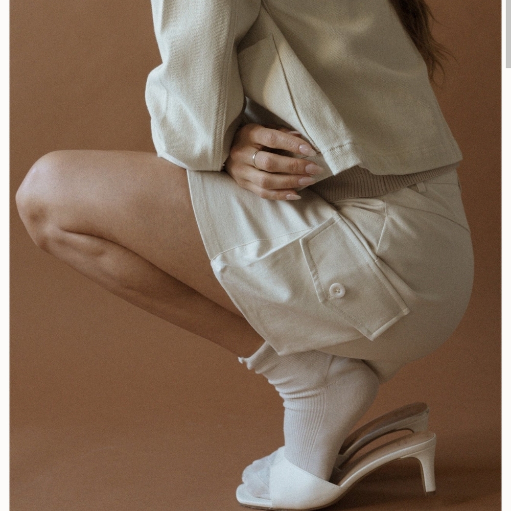 All Row, Cream Skirt